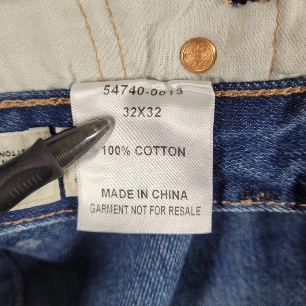 Levi's Made & Crafted LMC 501 Selvedge Sample Jeans Men's 32x32 Blue Denim